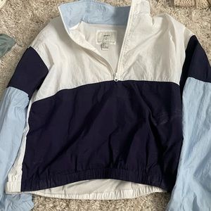 cropped windbreaker
